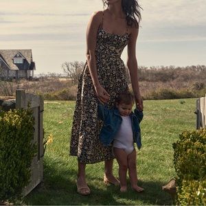 Dôen BENOIT DRESS NOIR COLUMBIA STREET FLORAL SMALL